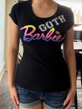 Barbie goth shirt